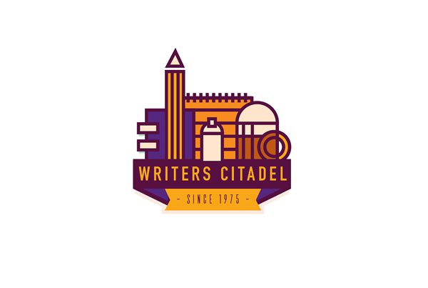 beer writing logo writers citadel branding