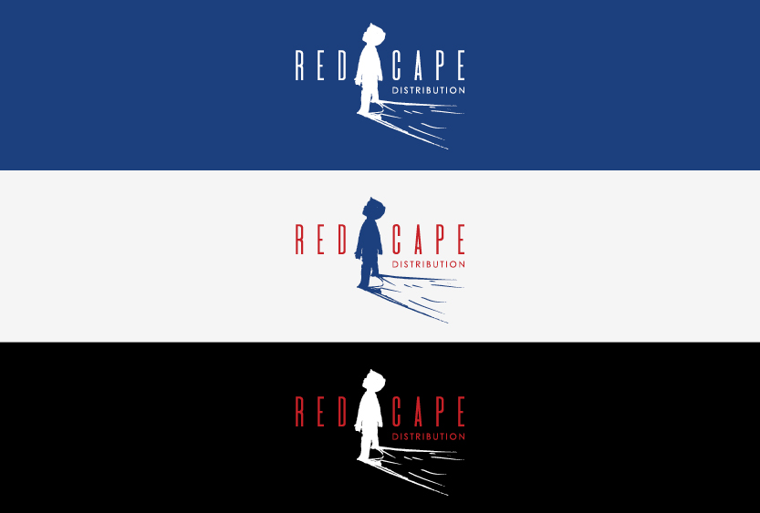 red cape film distribution logo branding